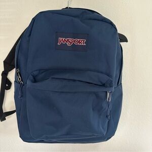 JanSport SuperBreak Plus Navy Backpack